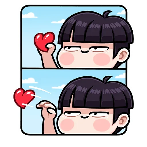 ❤ Стикер «Кей Бой» для Telegram