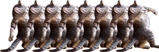 🕺 Стикер «microcats» для Telegram