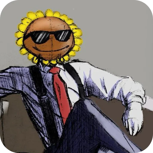 👓 Стикер «PvZ» для Telegram