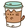 Стикер 8 Pusheen #food #cute