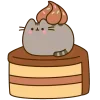 Стикер 33 Pusheen #food #cute