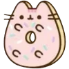 Стикер 14 Pusheen #food #cute