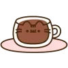 Стикер 39 Pusheen #food #cute