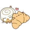 Стикер 47 Pusheen #food #cute