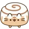 Стикер 11 Pusheen #food #cute