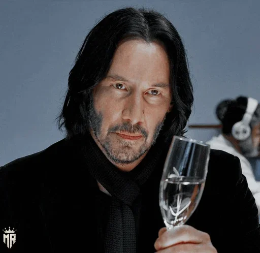 🥃 Стикер «Keanu Reeves» для Telegram