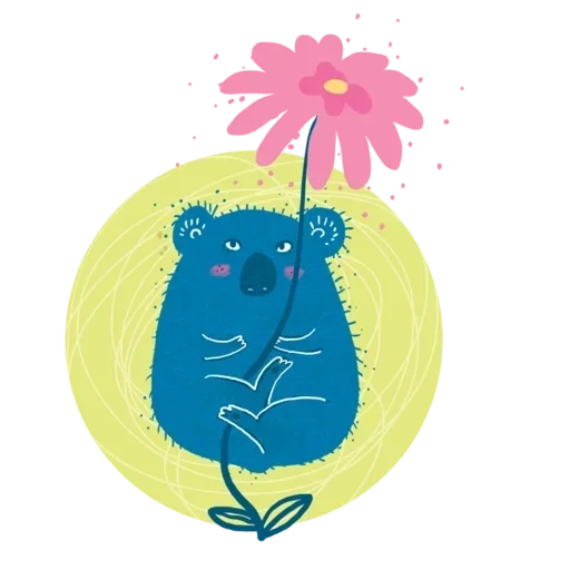 Стикерпак Keep calm like Koala для Telegram