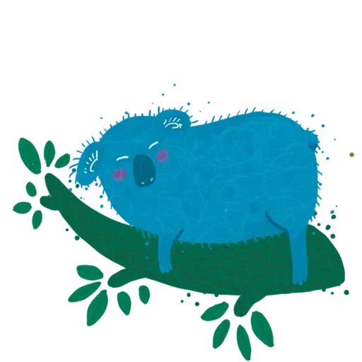 😕 Стикер «Keep calm like Koala» для Telegram