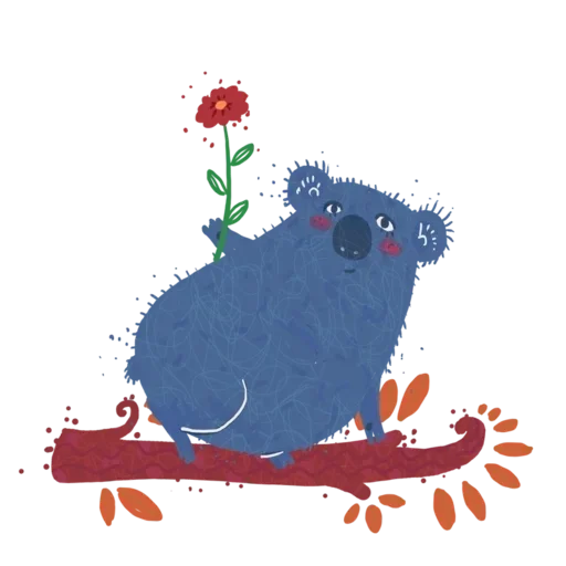 😜 Стикер «Keep calm like Koala» для Telegram