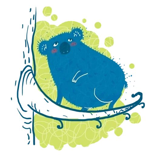 😙 Стикер «Keep calm like Koala» для Telegram