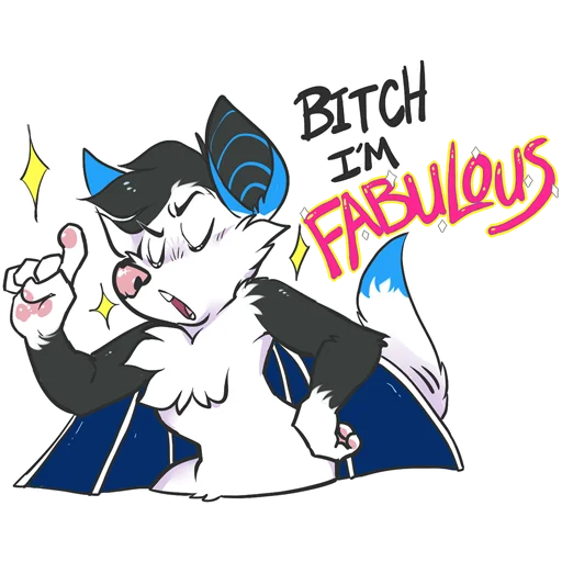 🖕 Стикер «Keero and Friends!» для Telegram