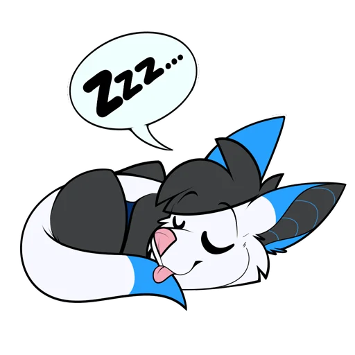 😴 Стикер «Keero and Friends!» для Telegram