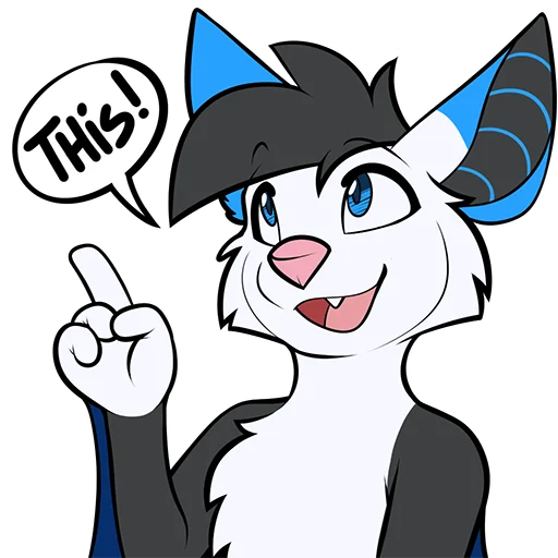👆 Стикер «Keero and Friends!» для Telegram