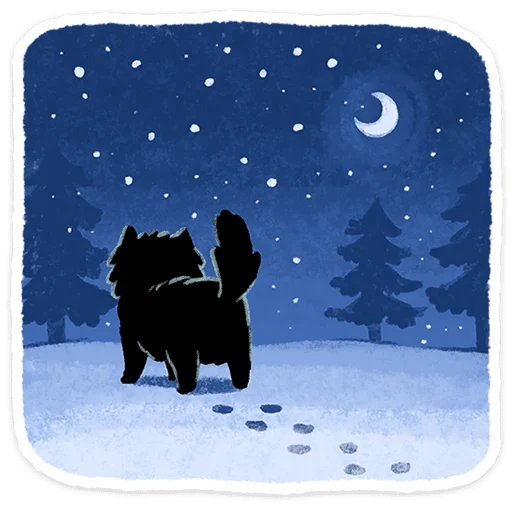 🌃 Стикер «Кефир» для Telegram