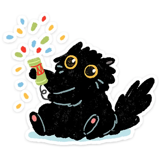 🥳 Стикер «Кефир» для Telegram