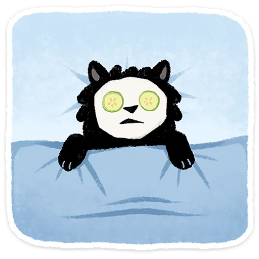 😴 Стикер «Кефир» для Telegram