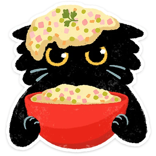 🥗 Стикер «Кефир» для Telegram