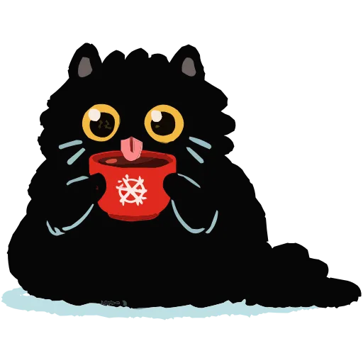 Стикер 6 Кот Кефир