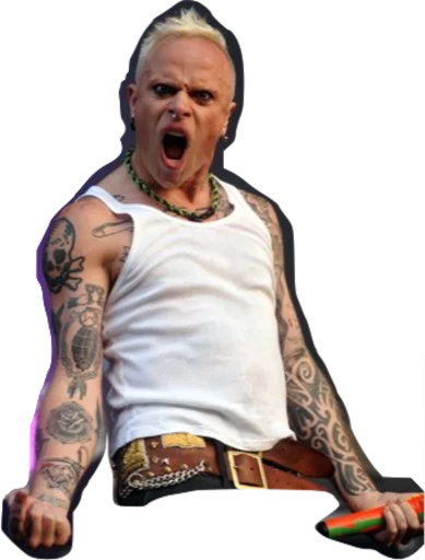 😠 Стикер «Keith Flint» для Telegram