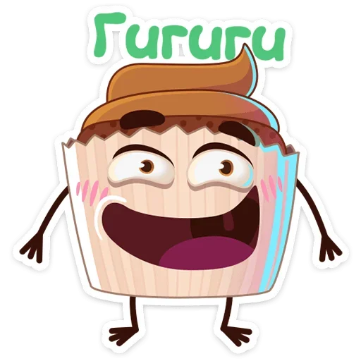 😀 Стикер «Кексик» для Telegram