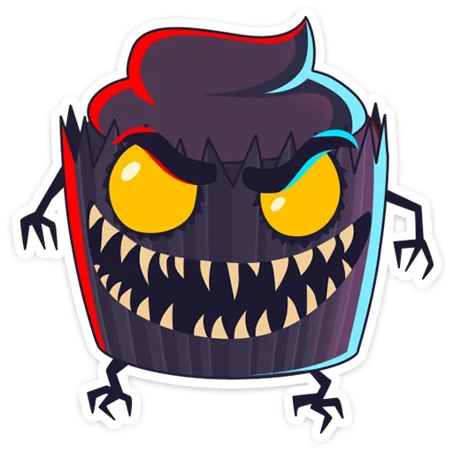 😈 Стикер «Кексик» для Telegram