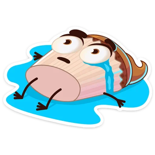 😭 Стикер «Кексик» для Telegram