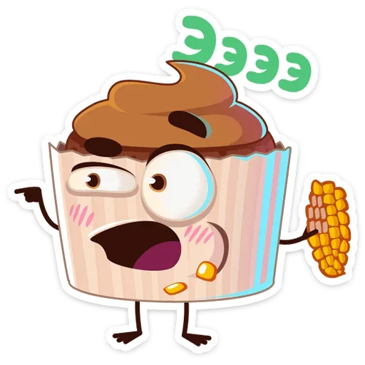 🌽 Стикер «Кексик» для Telegram