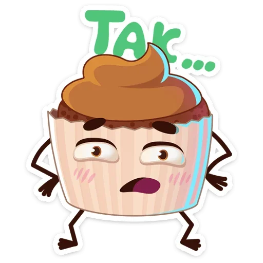😡 Стикер «Кексик» для Telegram