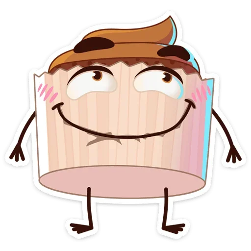 😊 Стикер «Кексик» для Telegram