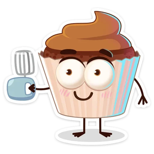 🙂 Стикер «Кексик» для Telegram