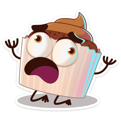 😫 Стикер «Кексик» для Telegram