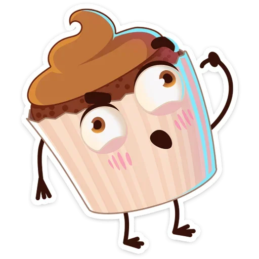 😐 Стикер «Кексик» для Telegram