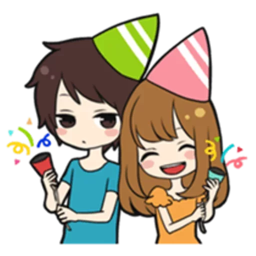 Стикерпак Sweet couple для Telegram