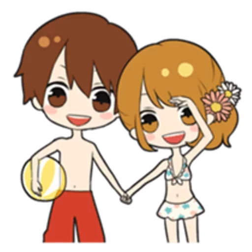 👙 Стикер «Sweet couple» для Telegram