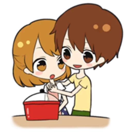 😯 Стикер «Sweet couple» для Telegram