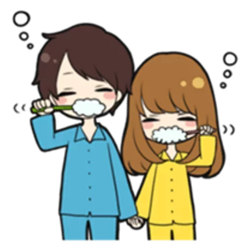 😬 Стикер «Sweet couple» для Telegram