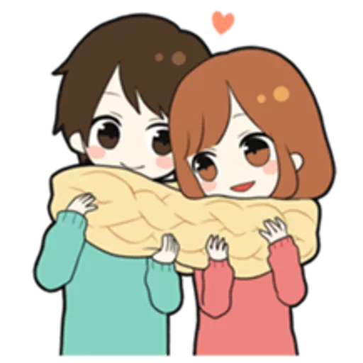 👫 Стикер «Sweet couple» для Telegram