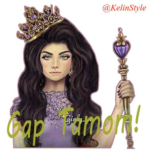 ☝ Стикер «kelinstyle» для Telegram
