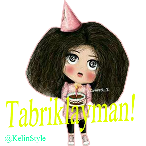 🎊 Стикер «kelinstyle» для Telegram