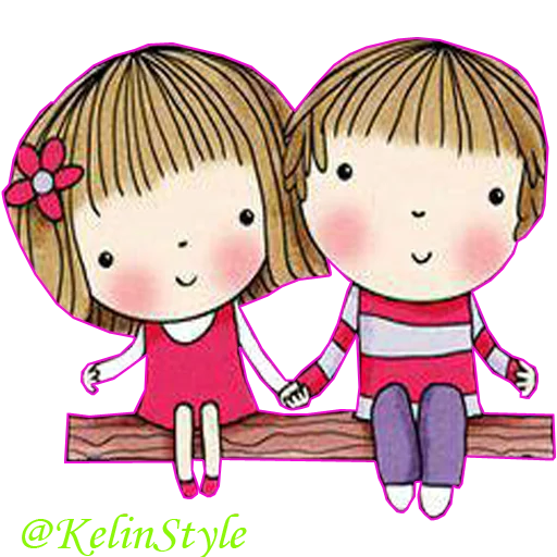 👬 Стикер «kelinstyle» для Telegram