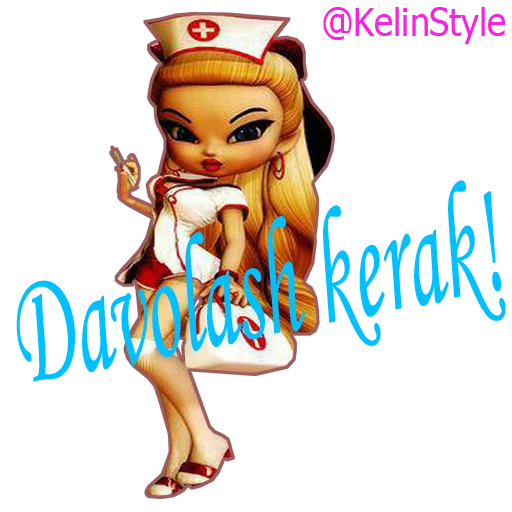 😊 Стикер «kelinstyle» для Telegram