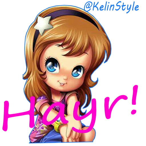 ✋ Стикер «kelinstyle» для Telegram