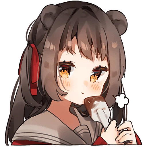 🍦 Стикер «Кемомими девочки» для Telegram