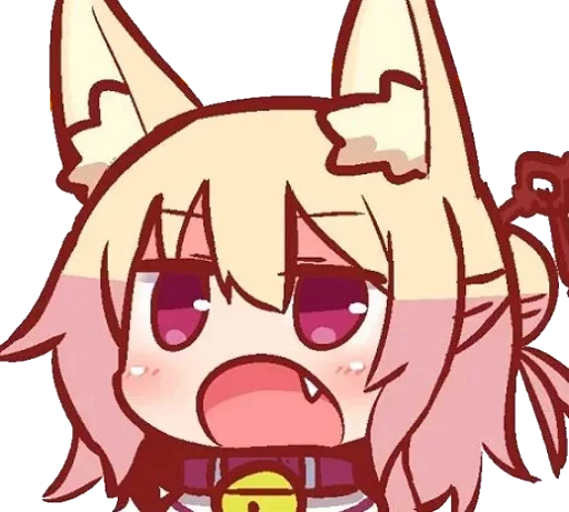 😮 Стикер «Kemomimi-chan» для Telegram