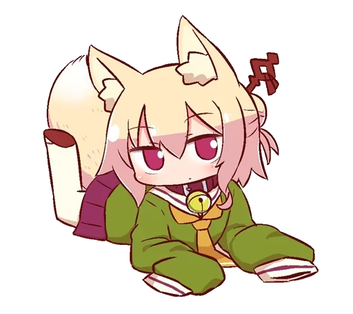 🦊 Стикер «Kemomimi-chan» для Telegram
