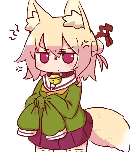😡 Стикер «Kemomimi-chan» для Telegram