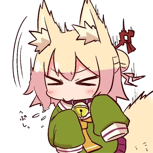 😨 Стикер «Kemomimi-chan» для Telegram