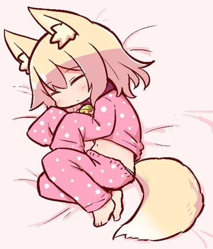😪 Стикер «Kemomimi-chan» для Telegram