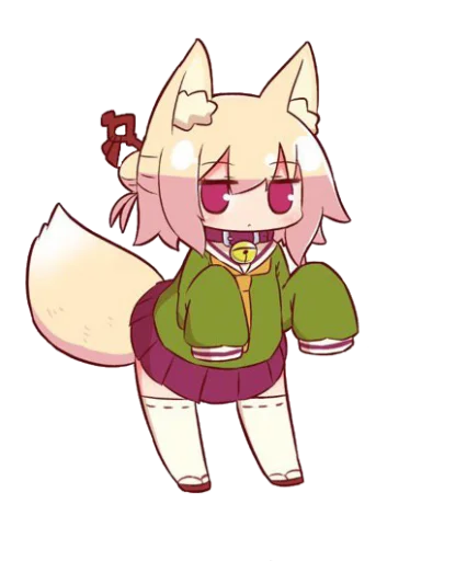 Стикерпак Kemomimi-chan для Telegram