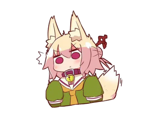 😅 Стикер «Kemomimi-chan» для Telegram